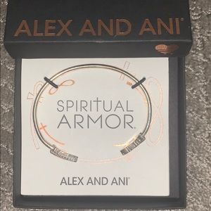 Alex&Ani Spiritual Armor Feather bracelet-new
